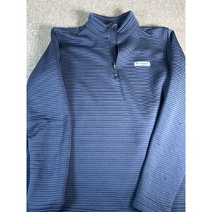 Columbia Sweatshirt Adult Blue 1/4 Zip Long Sleeve Pullover Mens‎ XL